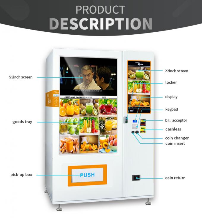 Wifi System Elevator Vending Machine With CE Certificate 337-662 Capacity