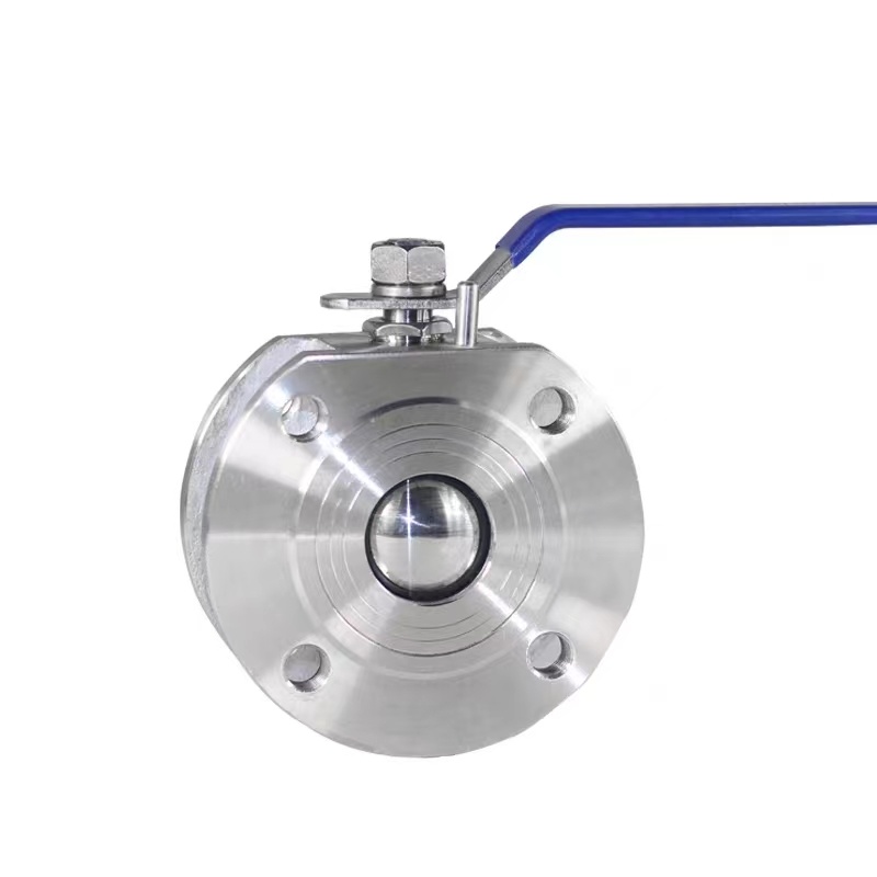 Thin Wafer Flanged Italy Stainless Steel Ball Valve
