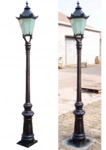 Antique Decorative Cast Iron Light Pole Spain Style Garden Street