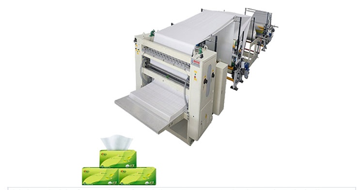 full automatic color printing facial tissue paper machine product line