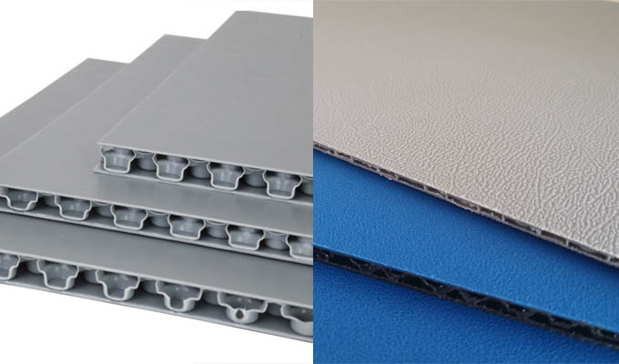PP Honeycomb Board Textured Surface Grey 4mm 5mm 7mm 10mm 12mm