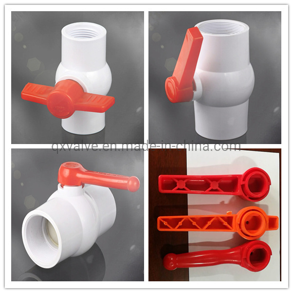 Long Handle PVC Valve Female Plastic Octagonal Ball Valve for Water Supply