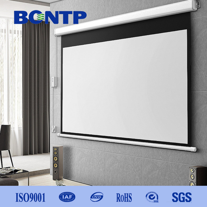2.50M/3.20M White Super Flat Projector Fabric Projection Screen Fabric 7