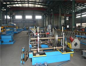 China Perforated Cable Tray Manufacturing Machine , Roll Forming Equipment Low Noise on sale 