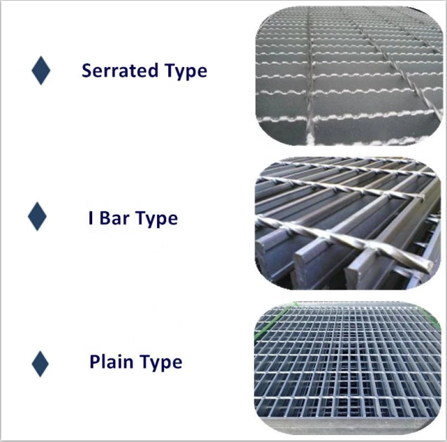 Metal building materials galvanized ms drain car park drainage steel grating for construction