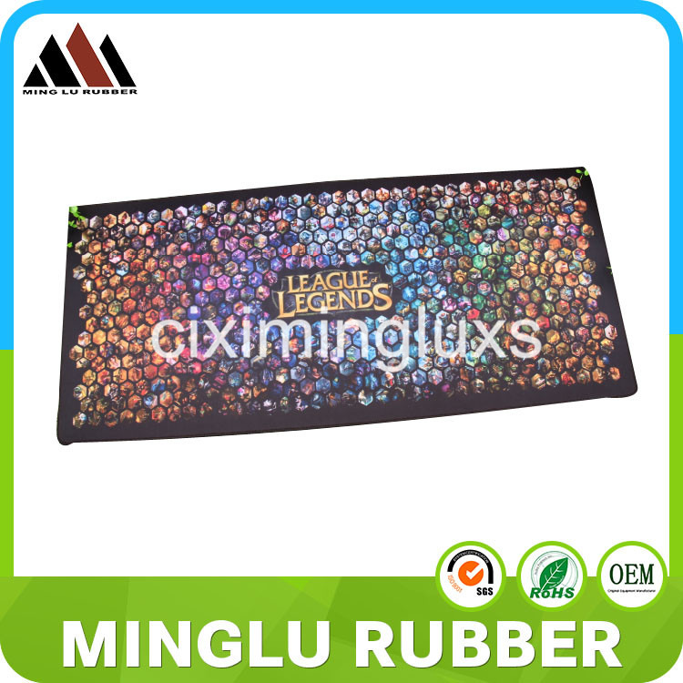 Minglu GMP-029 Manufacture of Natural rubber game mouse pad Large size Rubber Game mat