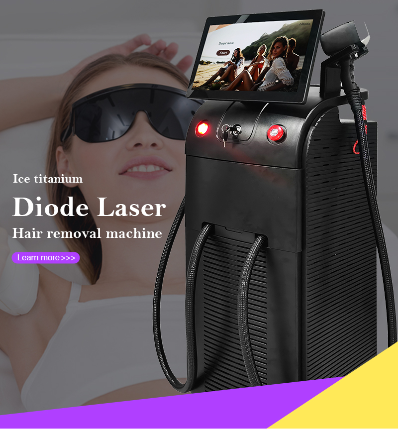 Removal Permanent Hair Diode Laser Machine 755Nm 1064Nm 755 808