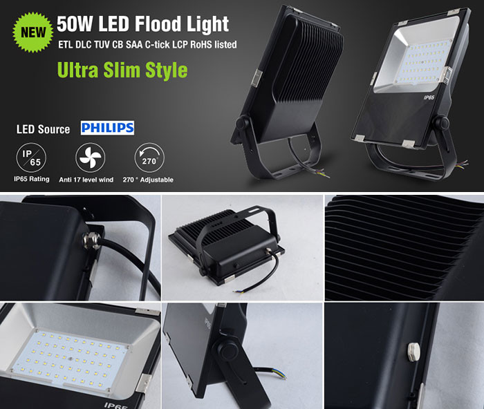 50W Ultra Slim LED Flood Light