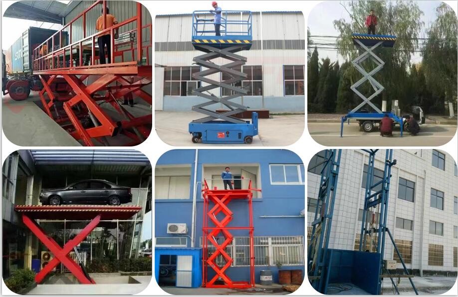 10 M 12 M Hand Operated Lifting Table For Narrow Space