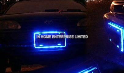 6PCS 3mm LED Blue LED License Plate Light High Efficiency Auto Bulbs