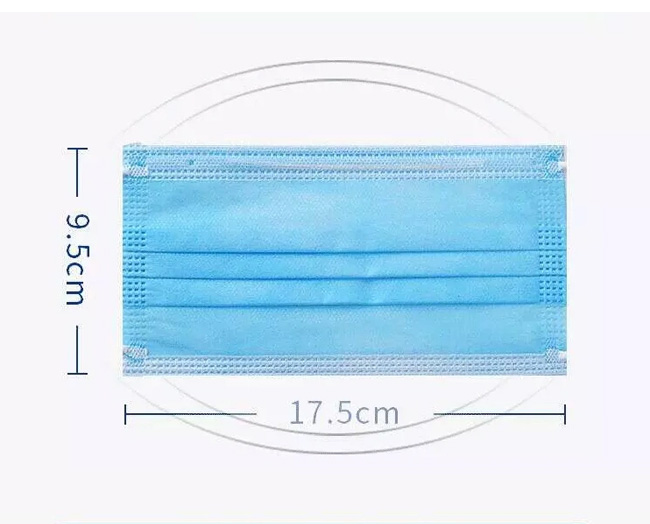 Wholesale in Stock Surgical Medical Facemasks 3ply Civil Use Disposable Protective Face Mask