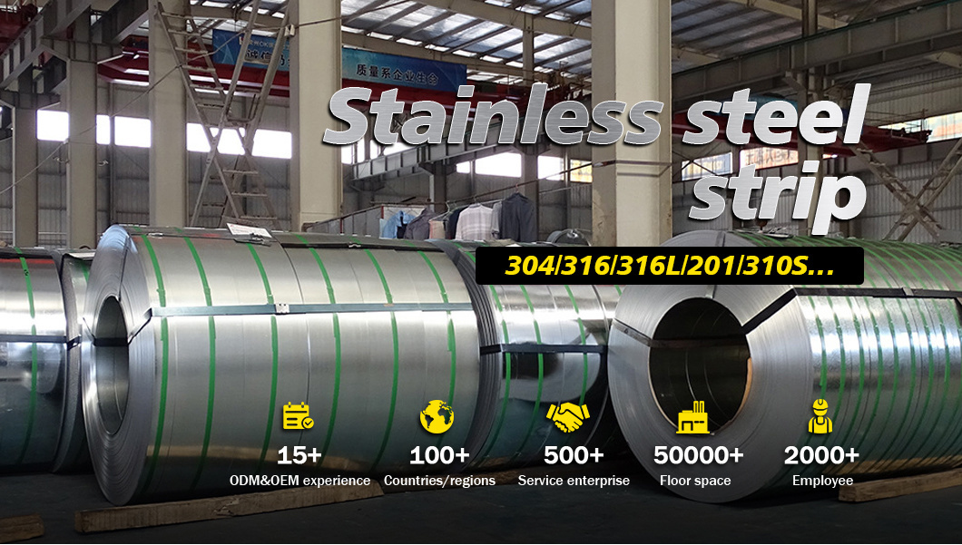 201 304 Grade Stainless Steel Coil Strip for Utensils Sinks Galvanized/Zinc-Plated /Carbon/Copper/Brass/Aluminium/Stainless/Steel Strip