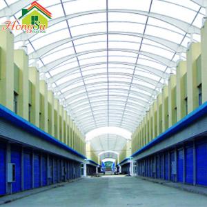China Green Transparent Hollow 8mm Twin Wall Polycarbonate Sheet Sound Insulation on sale 