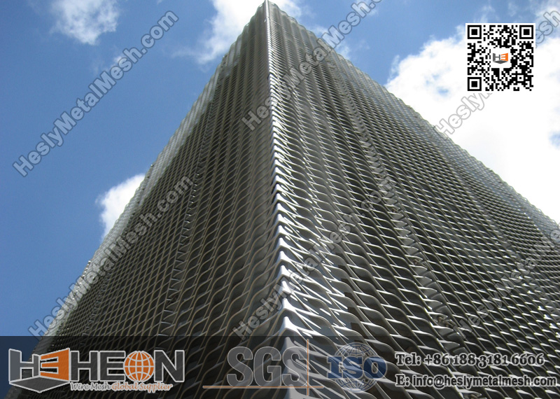 aluminium expanded metal facade exporter China