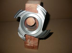 Welded Tct Solid Steel Wood Shaper Cutters For Making Doors And