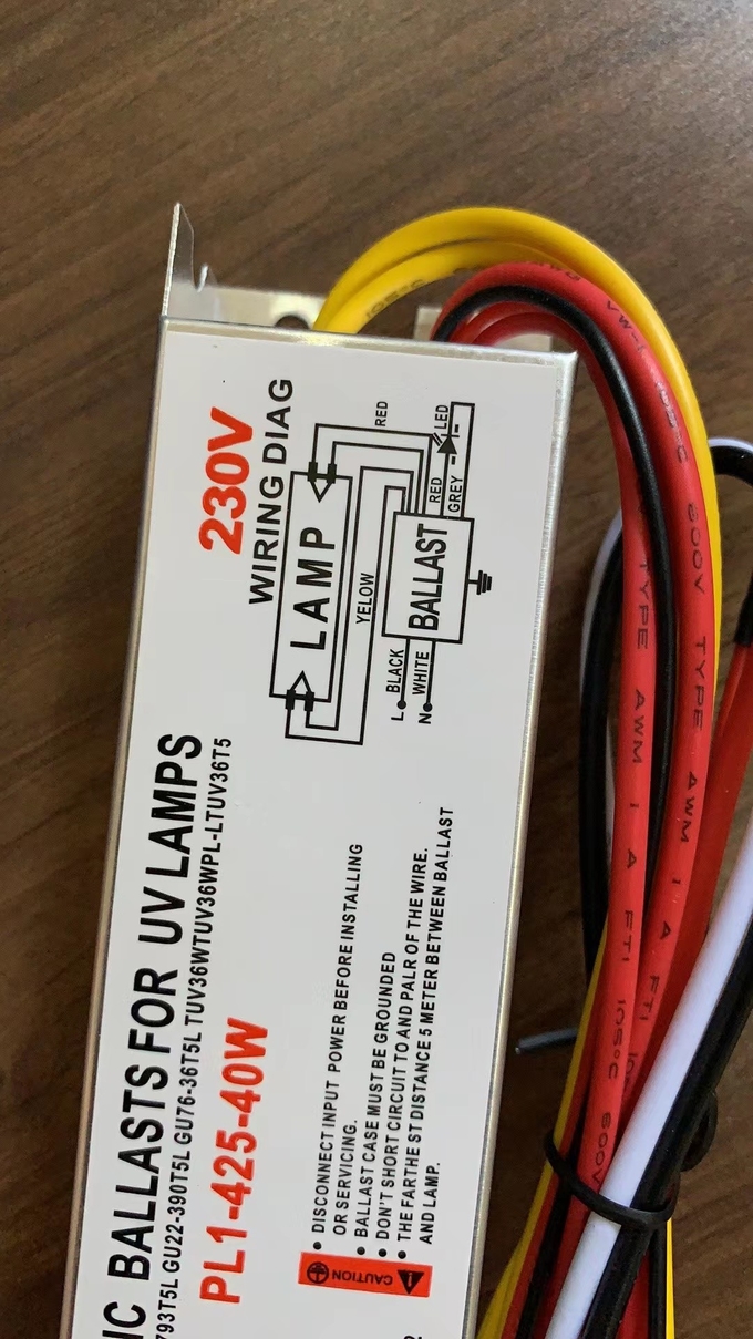 230V 40W UV Lamp Electronic Ballast For Germicidal 1