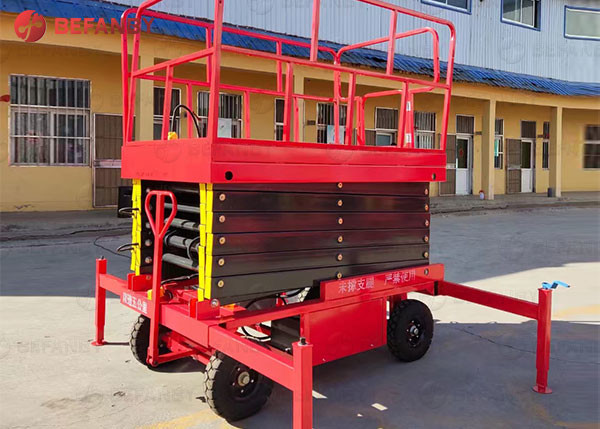 Hand Operated Lifting Table For Aerial Working