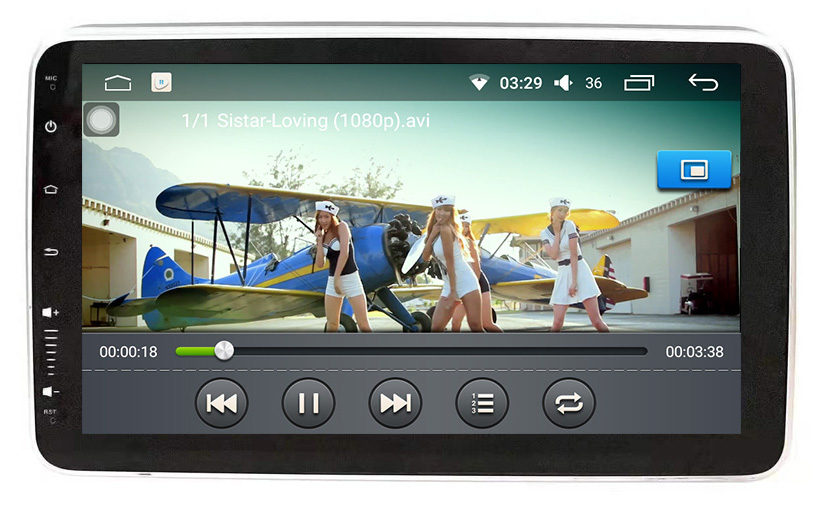 Auto Multimedia Audio Video Player Ondersteuning 1080P Hd Lcd Touch Screen Met Luidspreker Bluetooth MP4 MP5