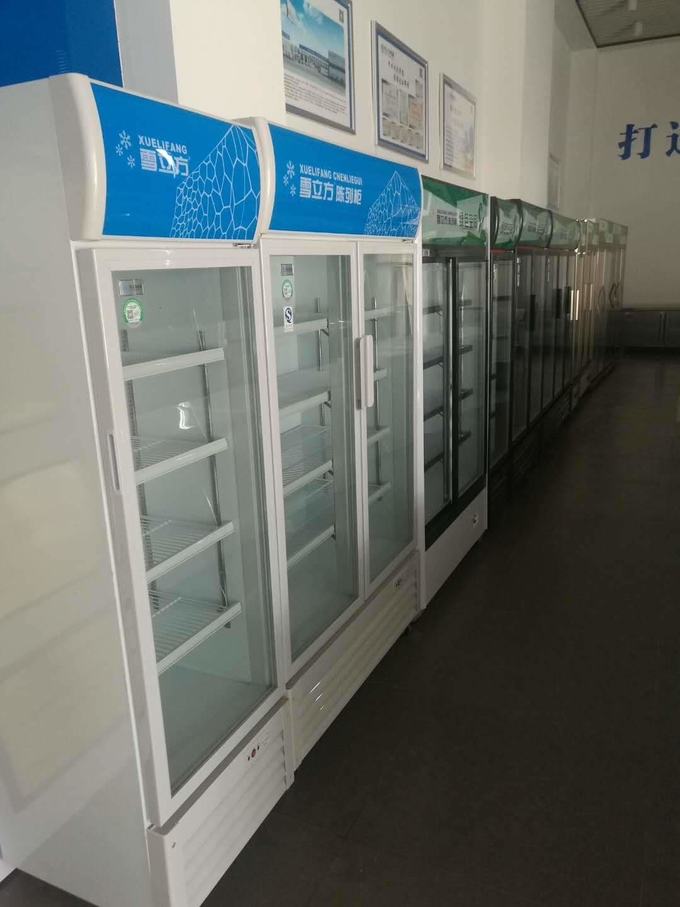 Double glass doors Economic display type refrigerate and preserve freshness beer cabinet for drinks 3