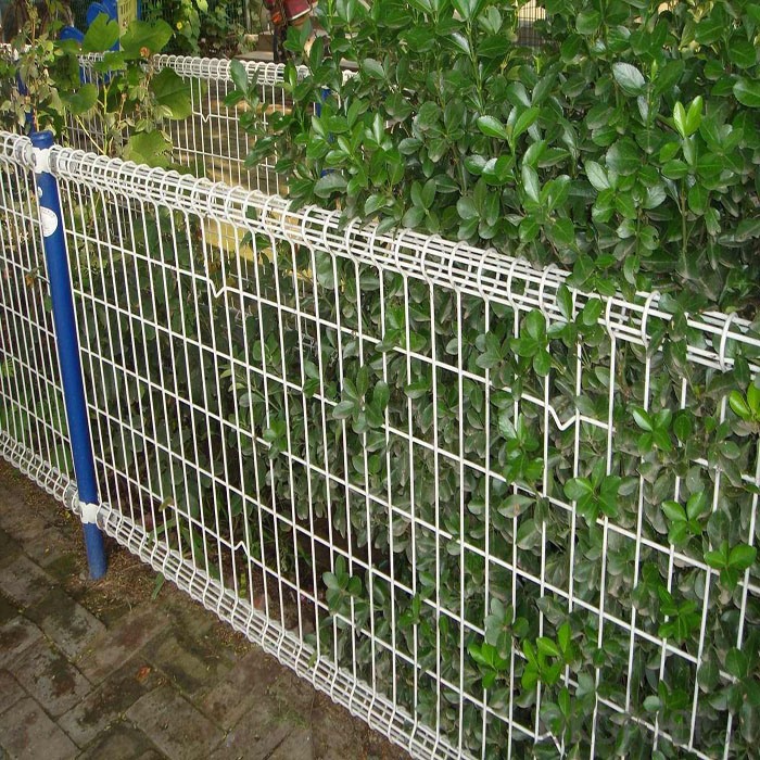 Ornamental Double Loop Circle Wire Mesh Brc Garden Fence