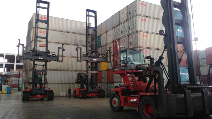 B1 b2 B3 8t 9t Lifting Stacking Forklift Empty Container Handler 0