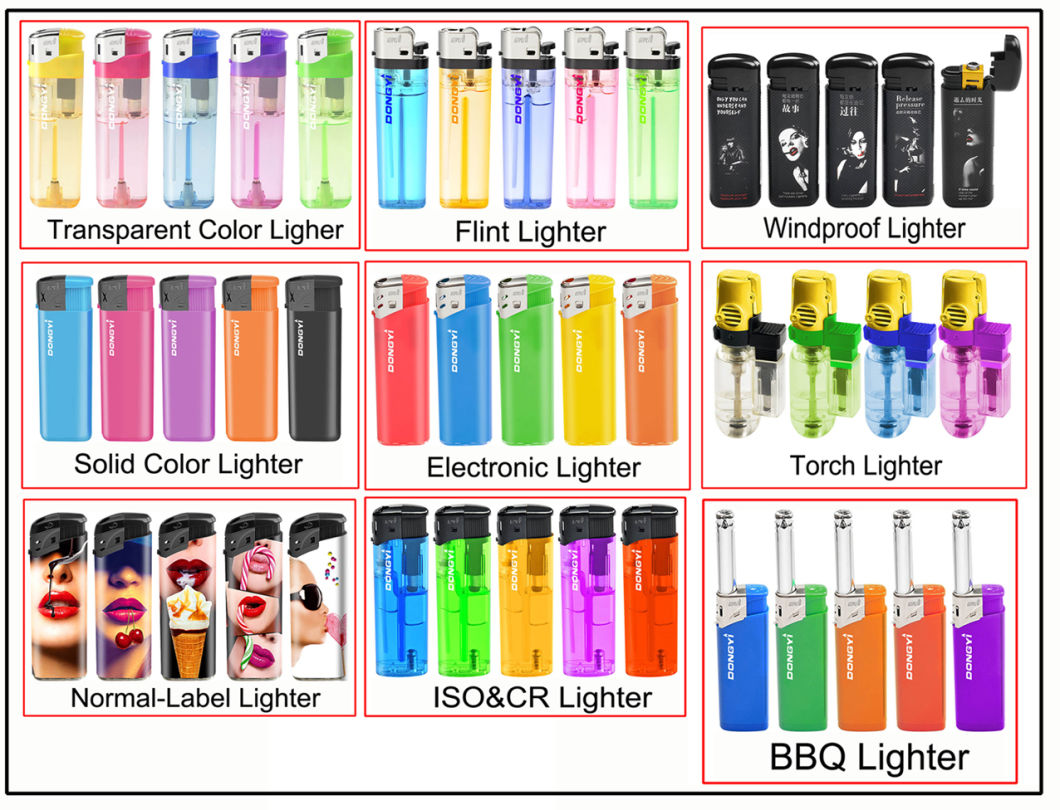 OEM Promotion Cheap Plastic Electronic Disposable Gas Bulk Lighter