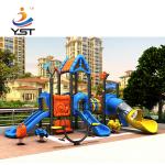 Anti Aging Play Structure Slide Rubber Coated Or Powder Coating Decks