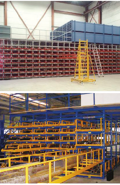 Roll Out Cassette (Honeycomb )Long Products Racking System