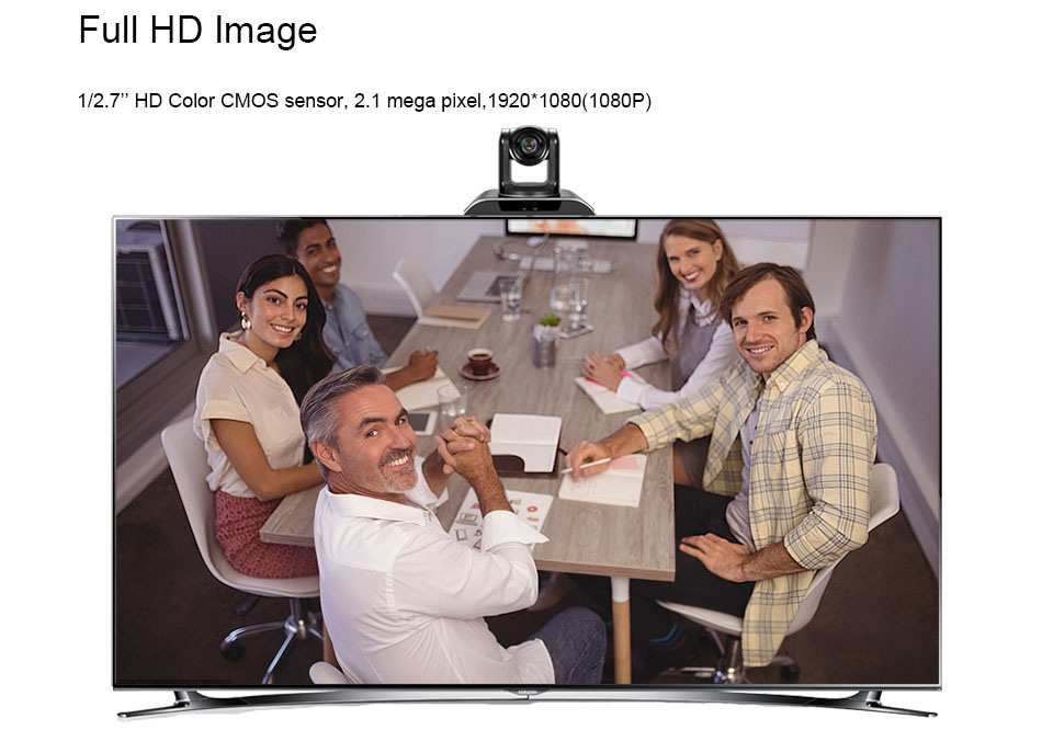 USB 2.0 Interface Full HD 3X PTZ Video Webcam Camera