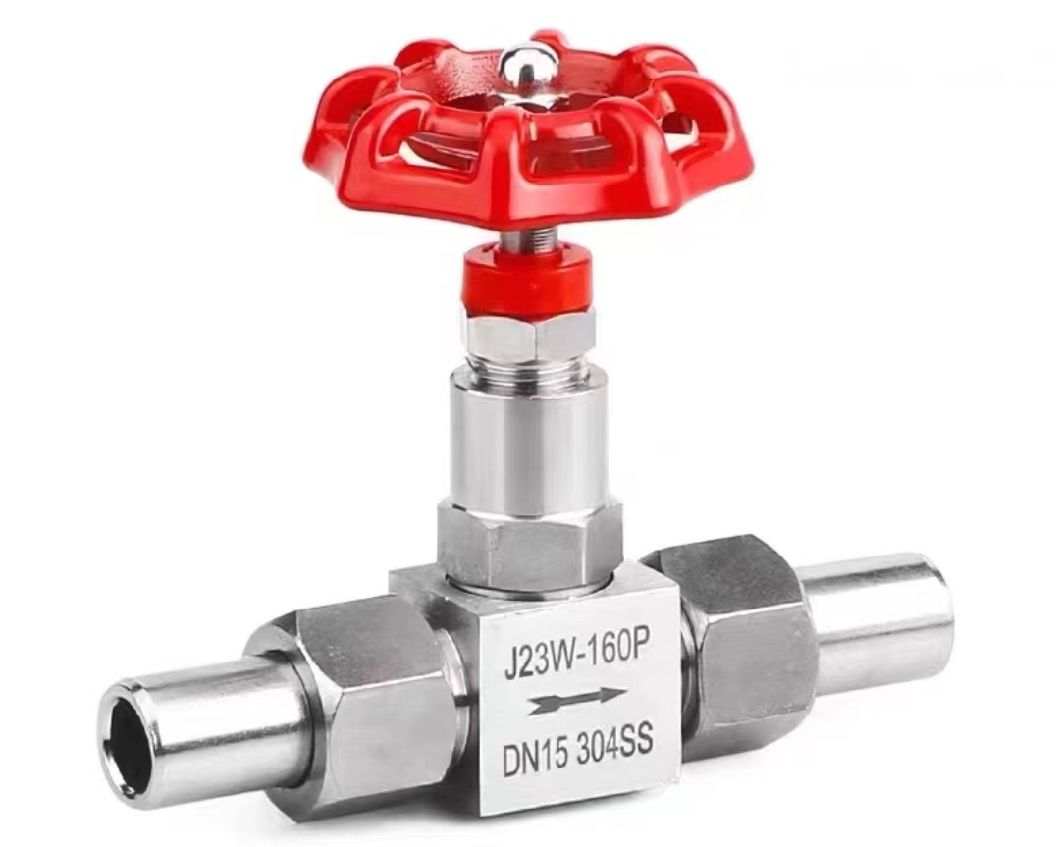 Industrial PTFE Stainless Needle Valve DN25 SS316
