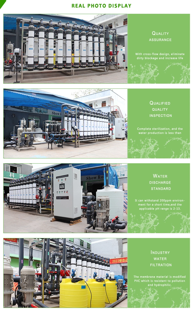 50m3/H Ultrafiltration (UF) Water Purification Systems
