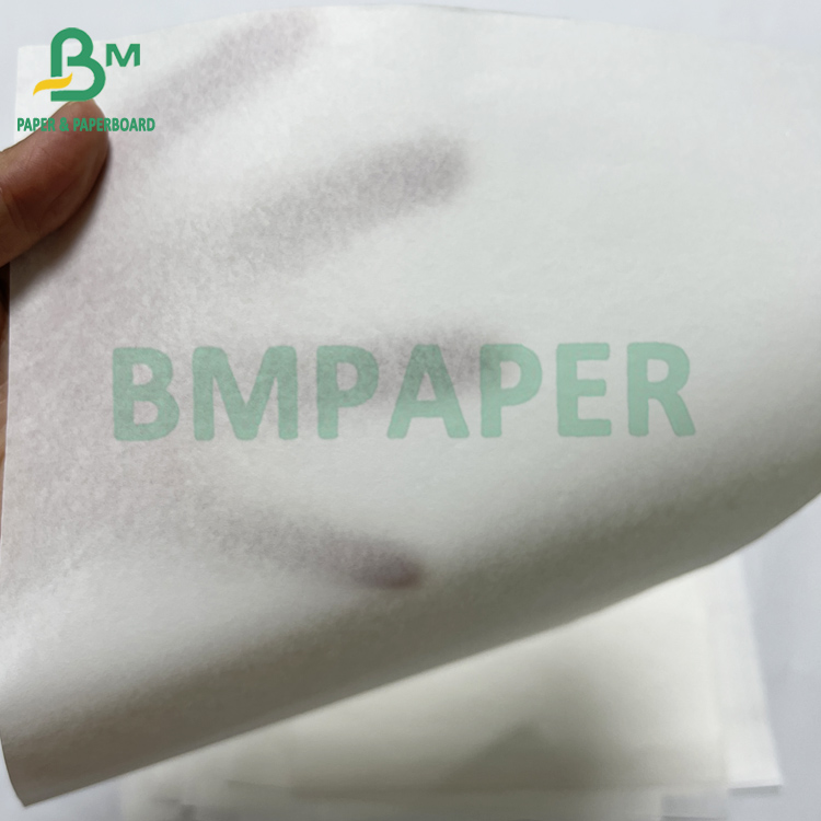20gsm Smooth Semitransparent Glassine Paper Roll For Shoes Clothes Packing