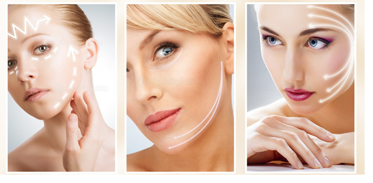 Lady Portable 24K Gold Facial Massagers Beauty Bar