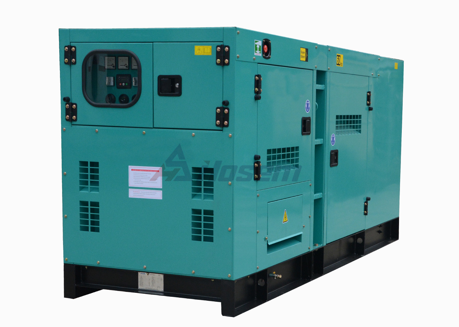 Three Phase Diesel Geneator 250kVA For Industrial , SDEC Soundproof Diesel Generator