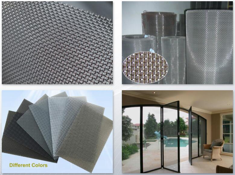Security Insect Screen , Stainless Steel Fly Screen Mesh