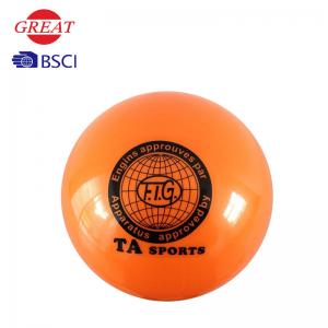 China 19cm Rhythmic Gymnastics Ball , Pearl Effect Surface Gym Ball Sample Avilable on sale 