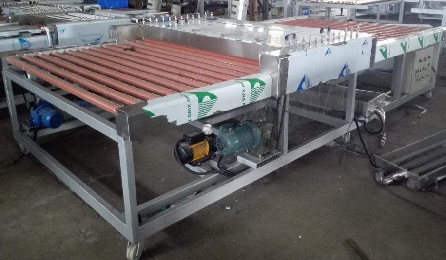 Glass Washing Machine Used in Tempering Floating Glass Processing Machine Line