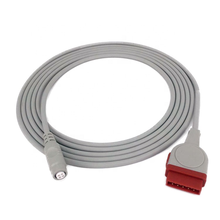 Superior Quality IBP Adapter Cable Compatible GE/ Maruqette Monitor To B.Braun Transducer