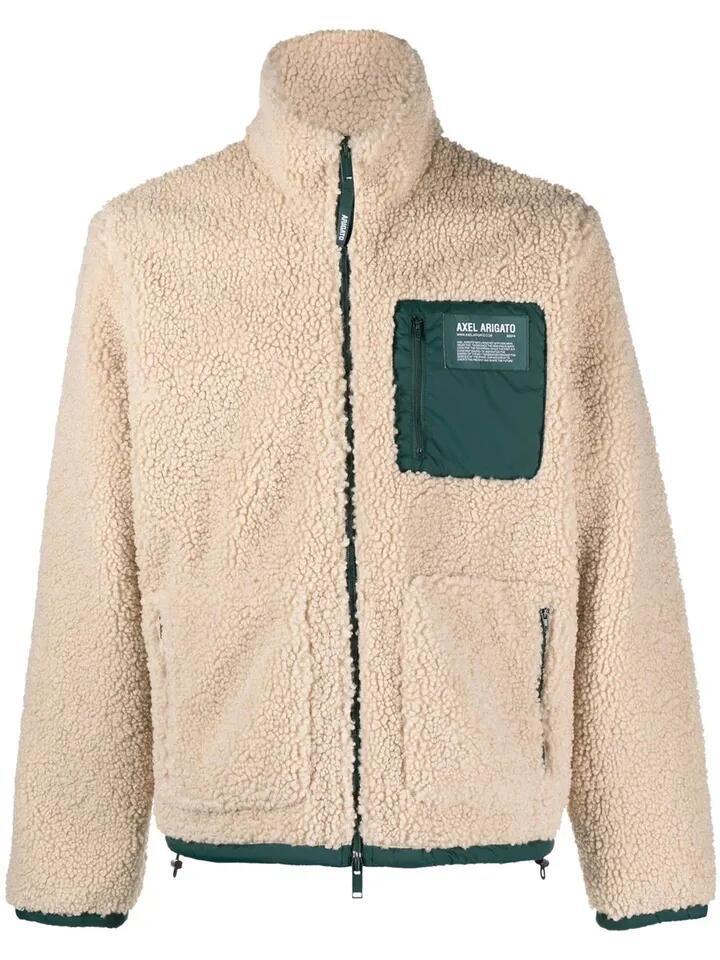 Custom Logo Streetwear Zip up Fleece Teddy Sweatshirt Coat Men&prime;s Winter Teddy Jacket
