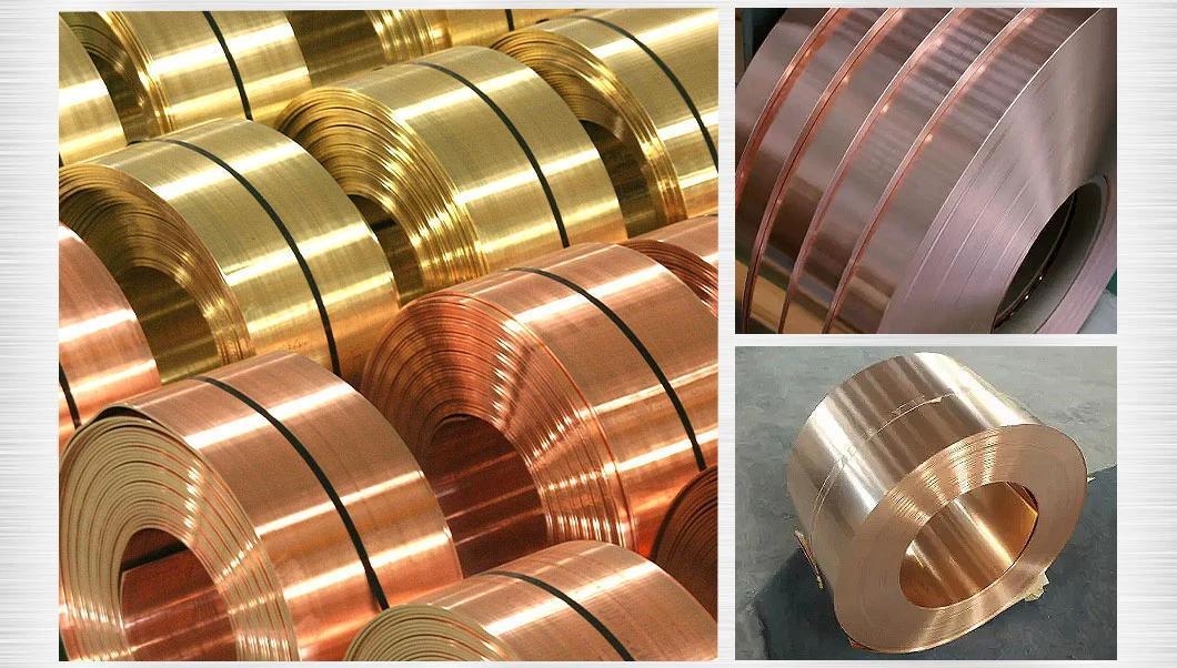 99.9% Pure Copper Strip C1100 C1200 C1020 C5191 Phosphor Bronze Decorative Earthing Copper Foil Roll Strip Coil Price