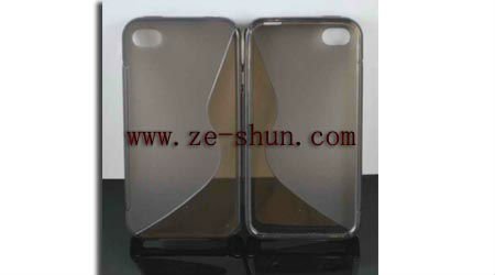 for iphone 4/4s silicone case grey A