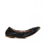 Rubber Bottom Anti Slippery Ballet Flat Shoes BSCI Black Hard Wearing