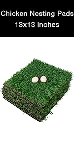 chicken pads fake grass