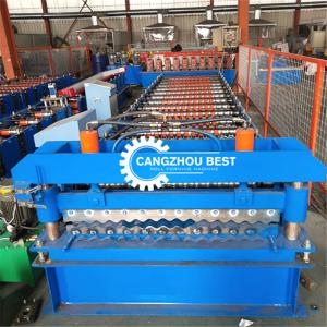 China 20m / Min Glazed Roofing Sheet Corrugated Roll Forming Machine on sale 