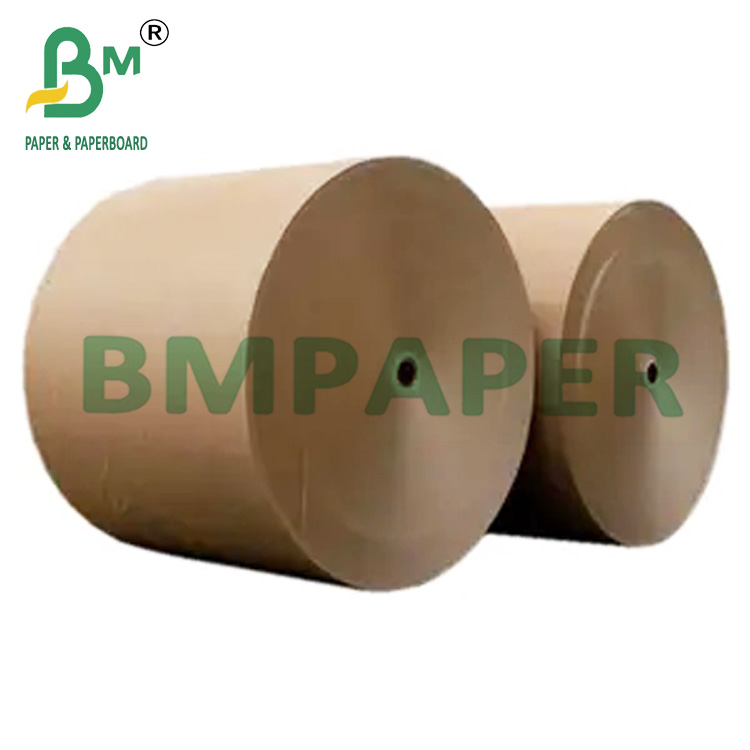 Brown Roll Packing High Strenth Extensible Paper For Chemical Bag 50-120gsm