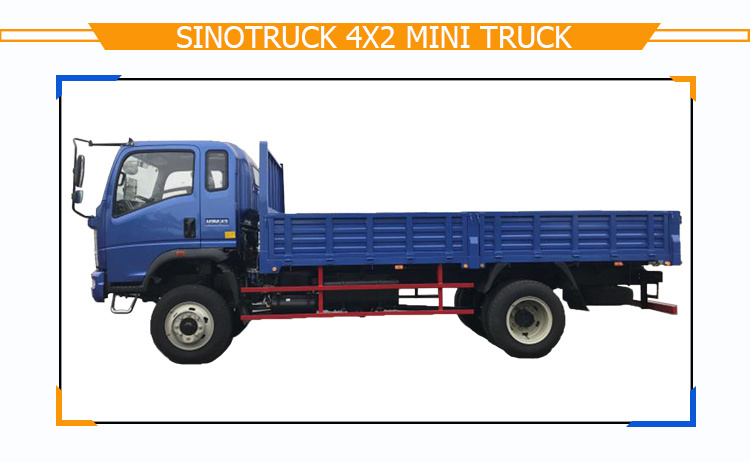 Sinotruck HOWO 6 Wheels 1 Ton 3 Ton 5 Ton Mini Truck 4X4