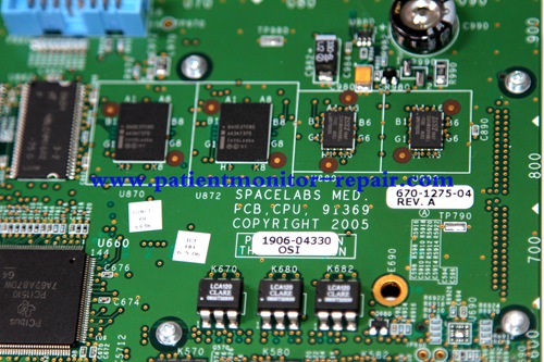 Spacelabs 91369 patient monitor mainboard