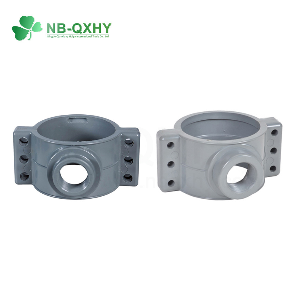 Customized UPVC PVC DIN Standard Coupling Clamp Saddle for Pipe Fitting System