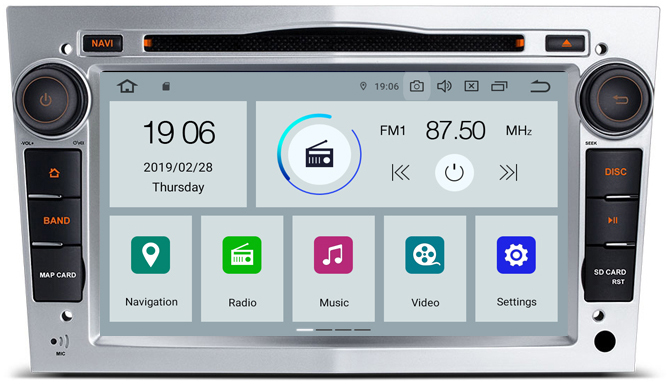 6GB+128GB 7''Android 11.0 8Core Car DVD Player GPS WIFI Radio For Opel Zafira Vectra Antara Astra H G Combo Corsa Meriva Vivaro