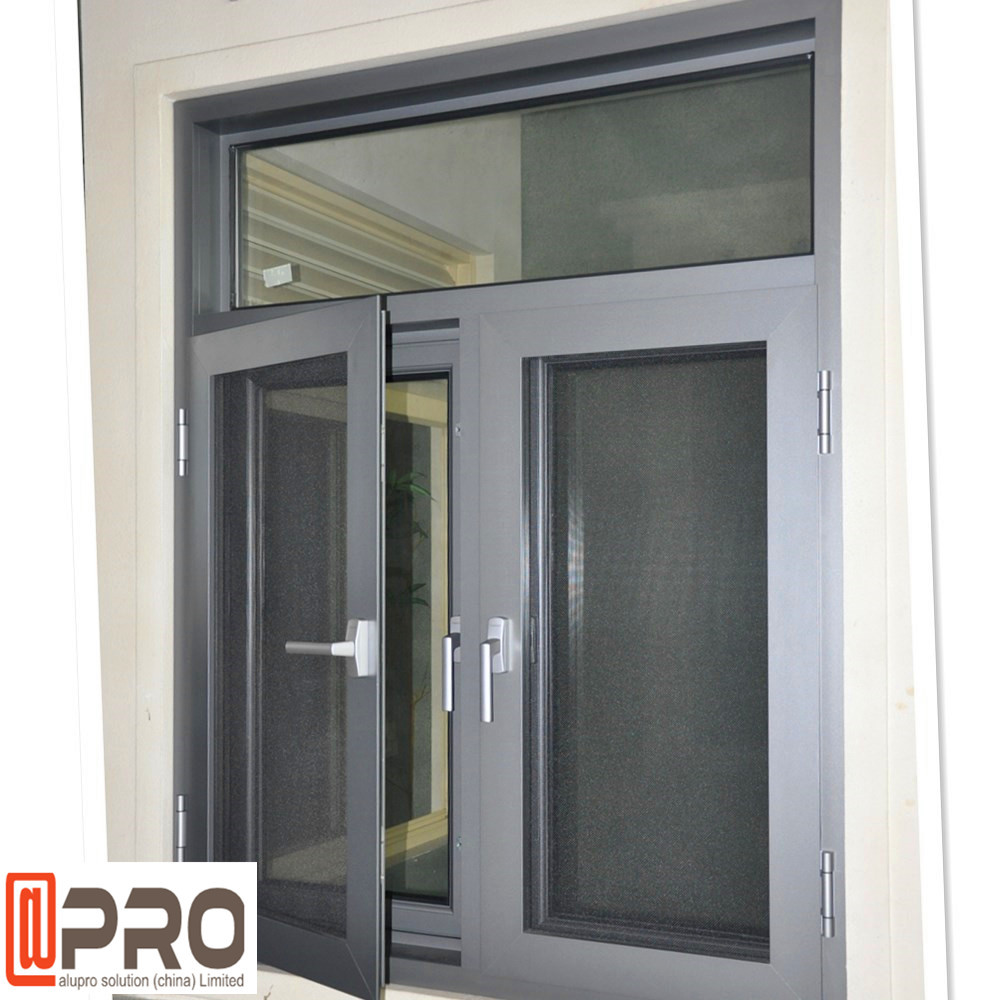double glass casement window,wood aluminium casement window,aluminum casement window handle